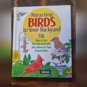 Attracting Birds to Your Backyard Book by Roth Vintage Collectible Like New 1998